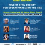 ROLE OF CIVIL SOCIETY IN OPERATIONALIZING THE INDEPENDENT INVESTIGATIVE MECHANISM FOR AFGHANISTAN (IIMA)