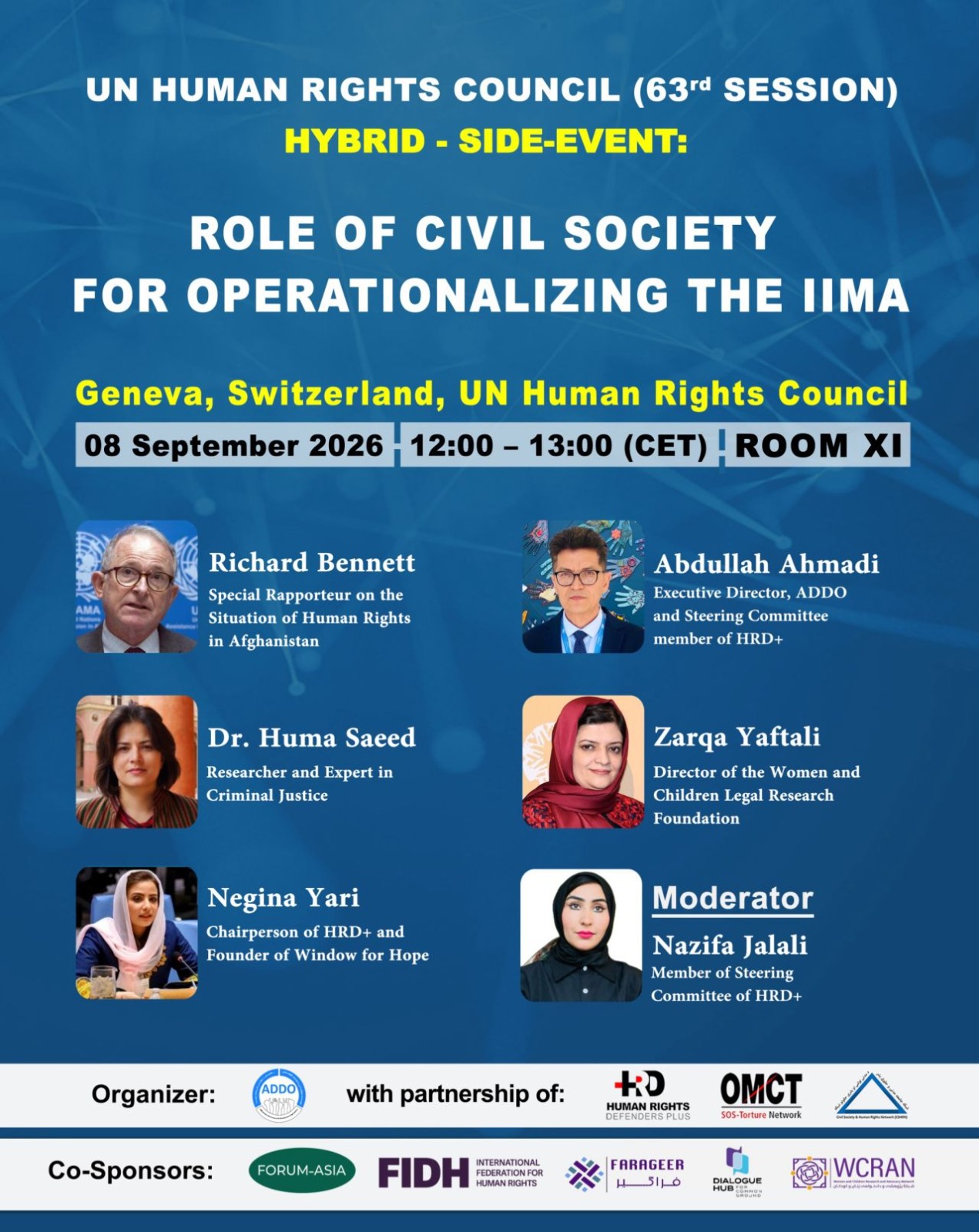Read more about the article ROLE OF CIVIL SOCIETY IN OPERATIONALIZING THE INDEPENDENT INVESTIGATIVE MECHANISM FOR AFGHANISTAN (IIMA)