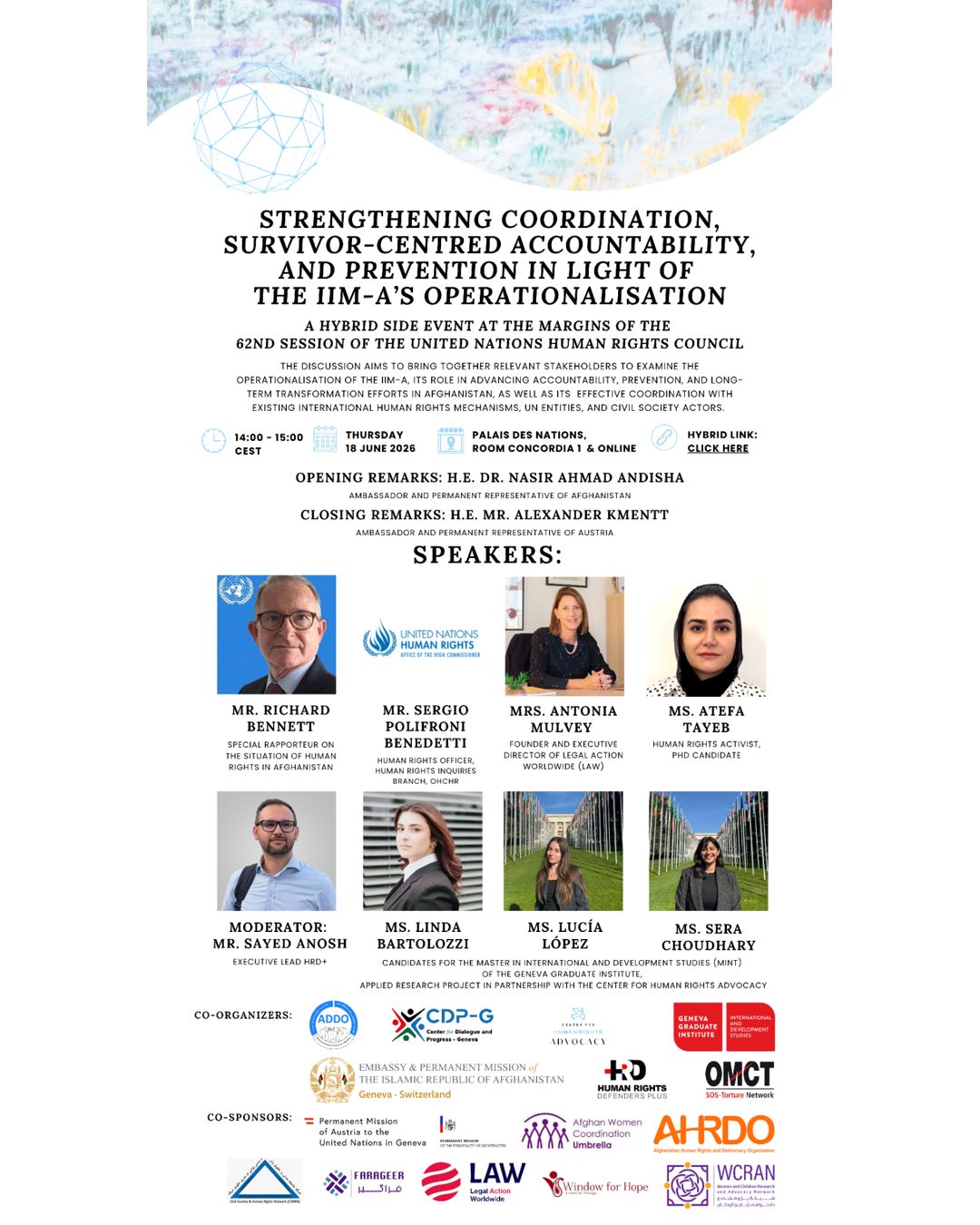 Read more about the article STRENGTHENING COORDINATION, SURVIVOR-CENTRED ACCOUNTABILITY AND PREVENTION IN LIGHT OF THE IIM-A’S OPERATIONALIZATION